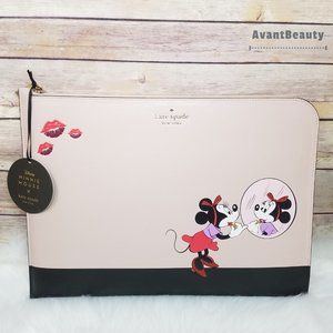 Kate Spade Minnie Mouse Beige Black Laptop Case